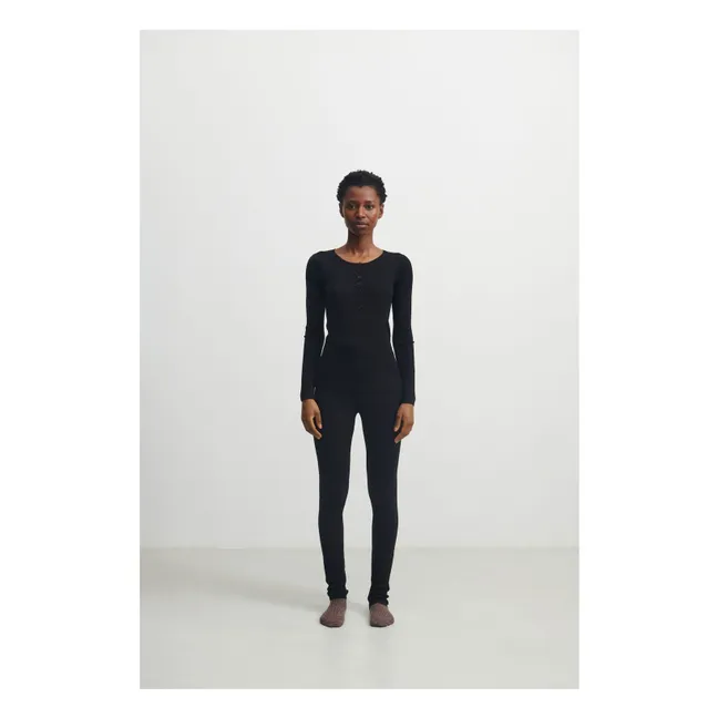 Legging de lana merina - Colección Mujer | Negro