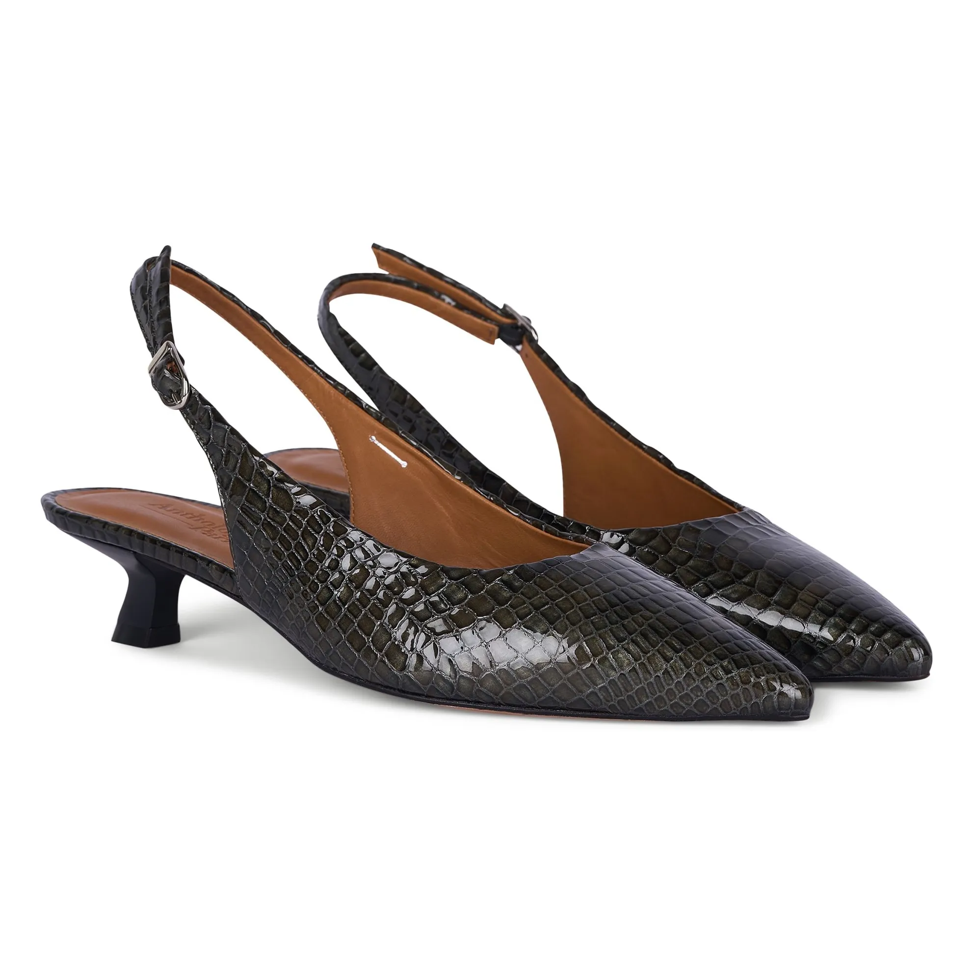 Sling Back Katia | Grey- Product image n°3