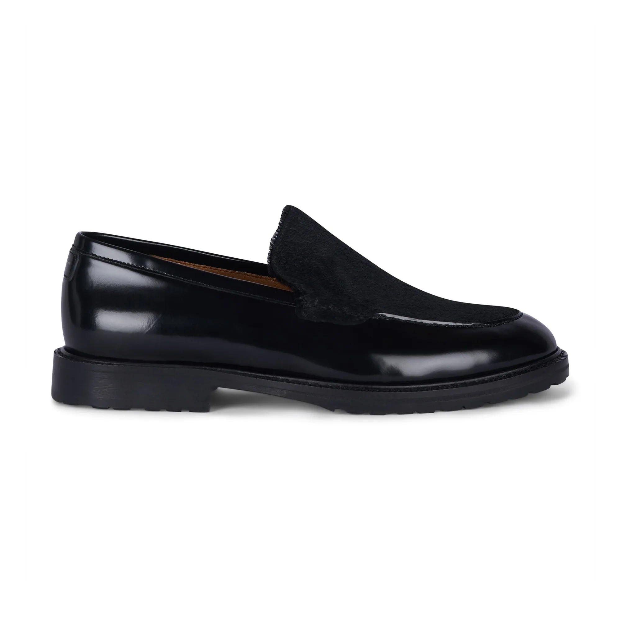 Anthology Paris Black Ralph Bi-Material Loafers