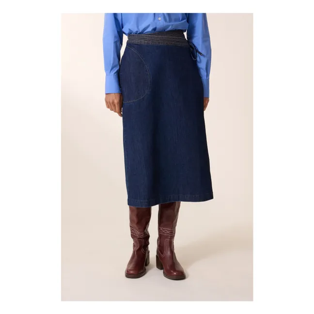 Rock Jana Bio-Baumwolle | Denim Brut