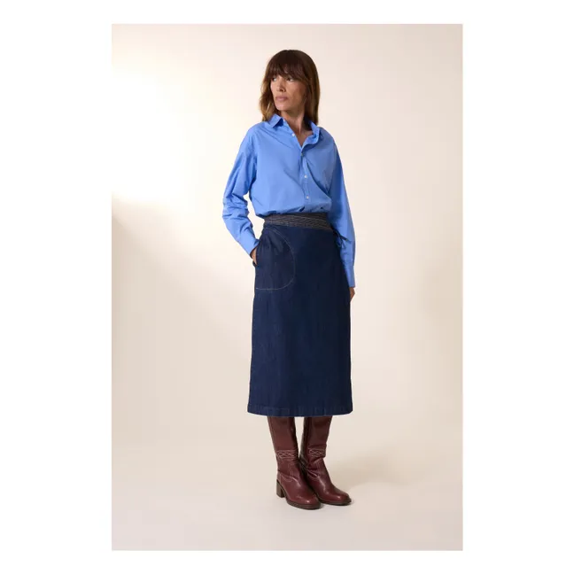 Rock Jana Bio-Baumwolle | Denim Brut