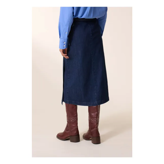 Rock Jana Bio-Baumwolle | Denim Brut