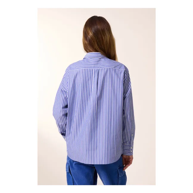 Hemd Cyrce Gestreift | Blau
