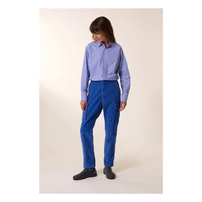 Hemd Cyrce Gestreift | Blau