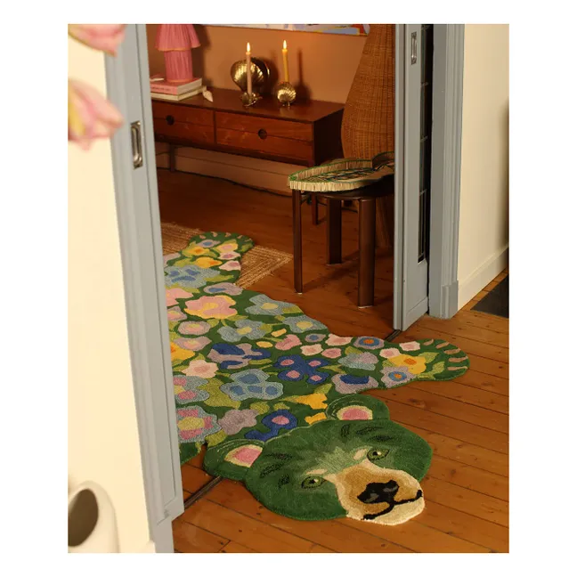 Tapis Ours en laine Josie Jardin 