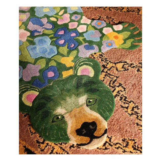 Tapis Ours en laine Josie Jardin 