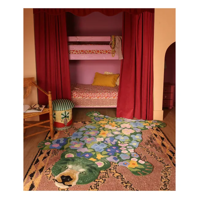 Tapis Ours en laine Josie Jardin 