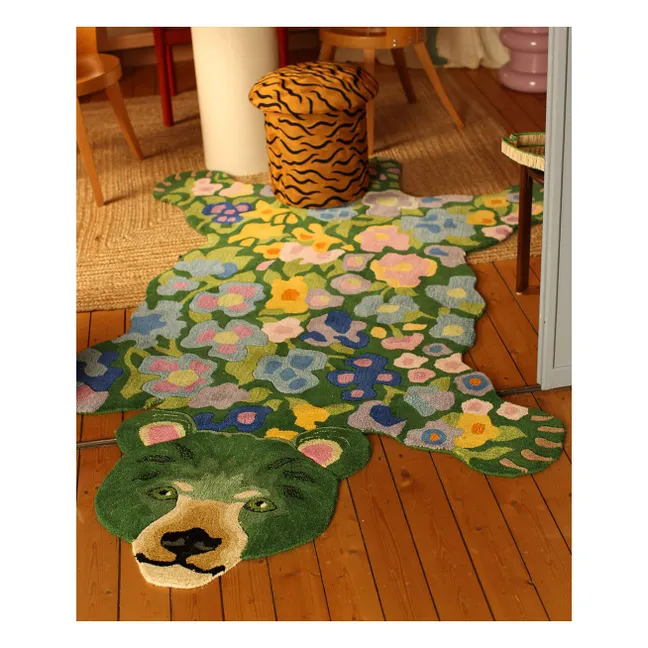 Tapis Ours en laine Josie Jardin 