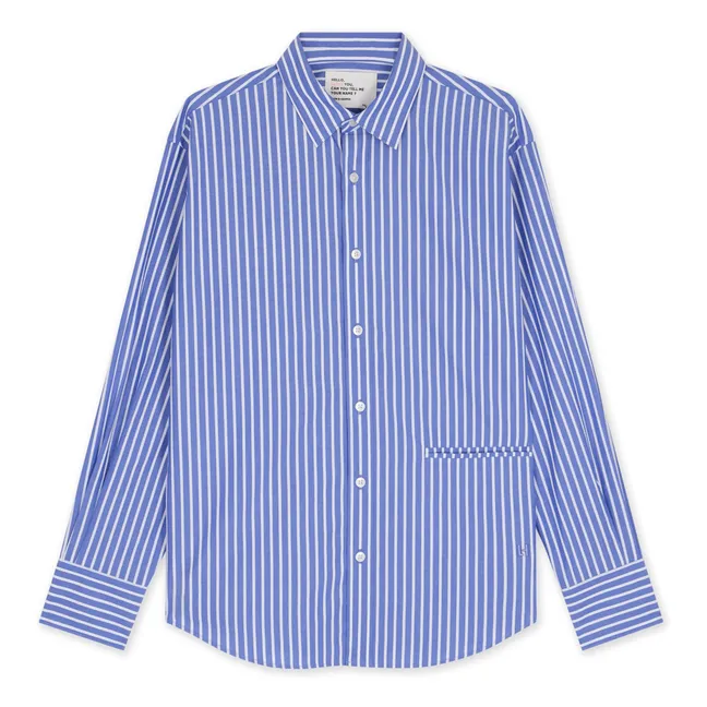 Hemd Cyrce Gestreift | Blau