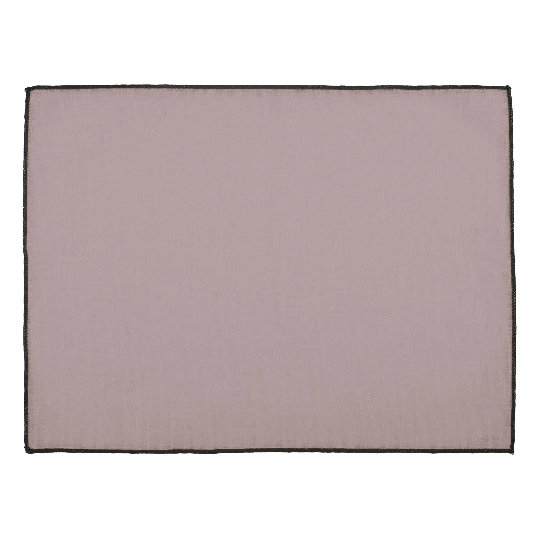 Haomy Powder Pink Borgo Placemat In Coated Linen