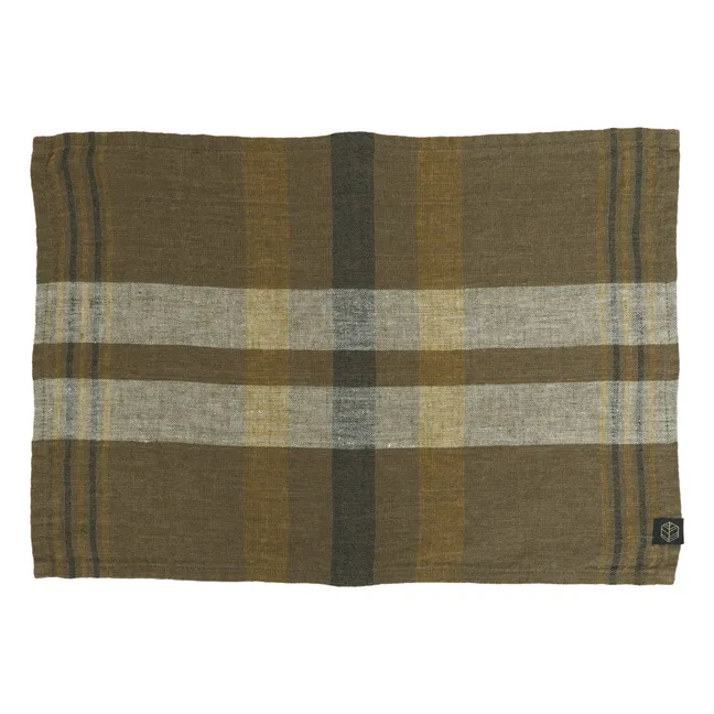 Mantel individual Aalborg | Verde Kaki