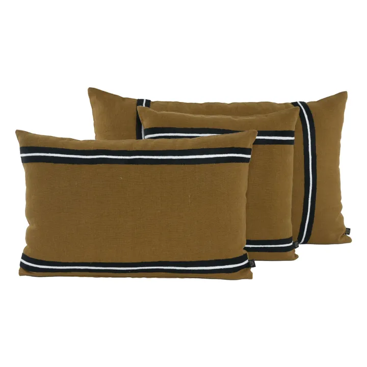 Skagen linen cushion cover | Bronze- Product image n°0