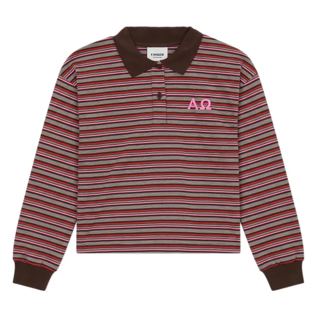 Polo Bahia Rayé | Marron