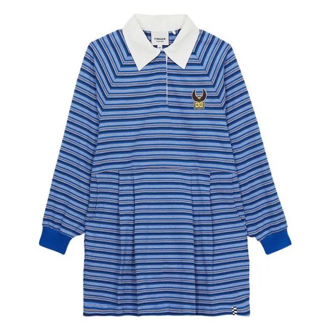 Robe Polo Esee Rayée | Marron