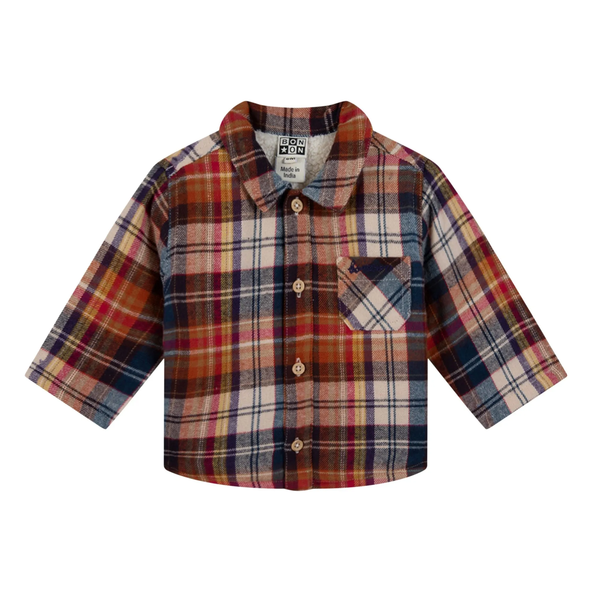 Bonton Red Pan Checke Shirt