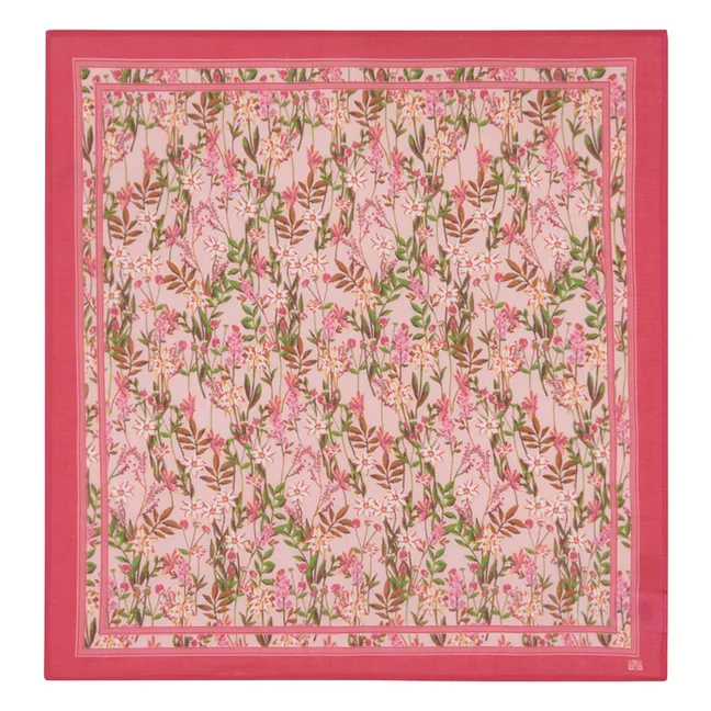 Bufanda floral | Rosa