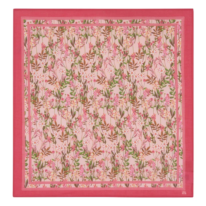 Flowered Scarf | Pink- Product image n°0
