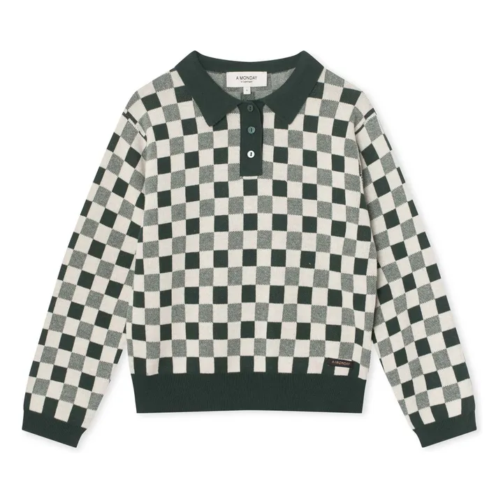 Polo-Shirt Cassie Mesh | Chromgrün- Produktbild Nr. 0