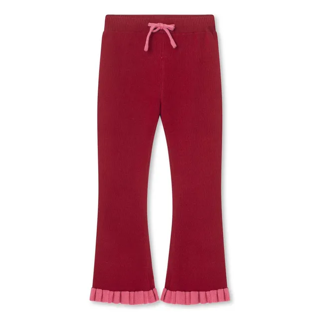 Ambina Knit Pants | Red