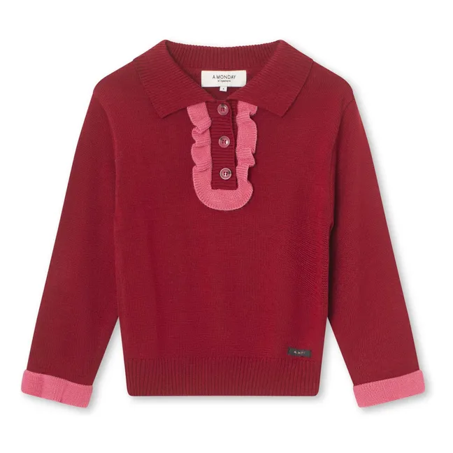 Candy Maille polo shirt | Red