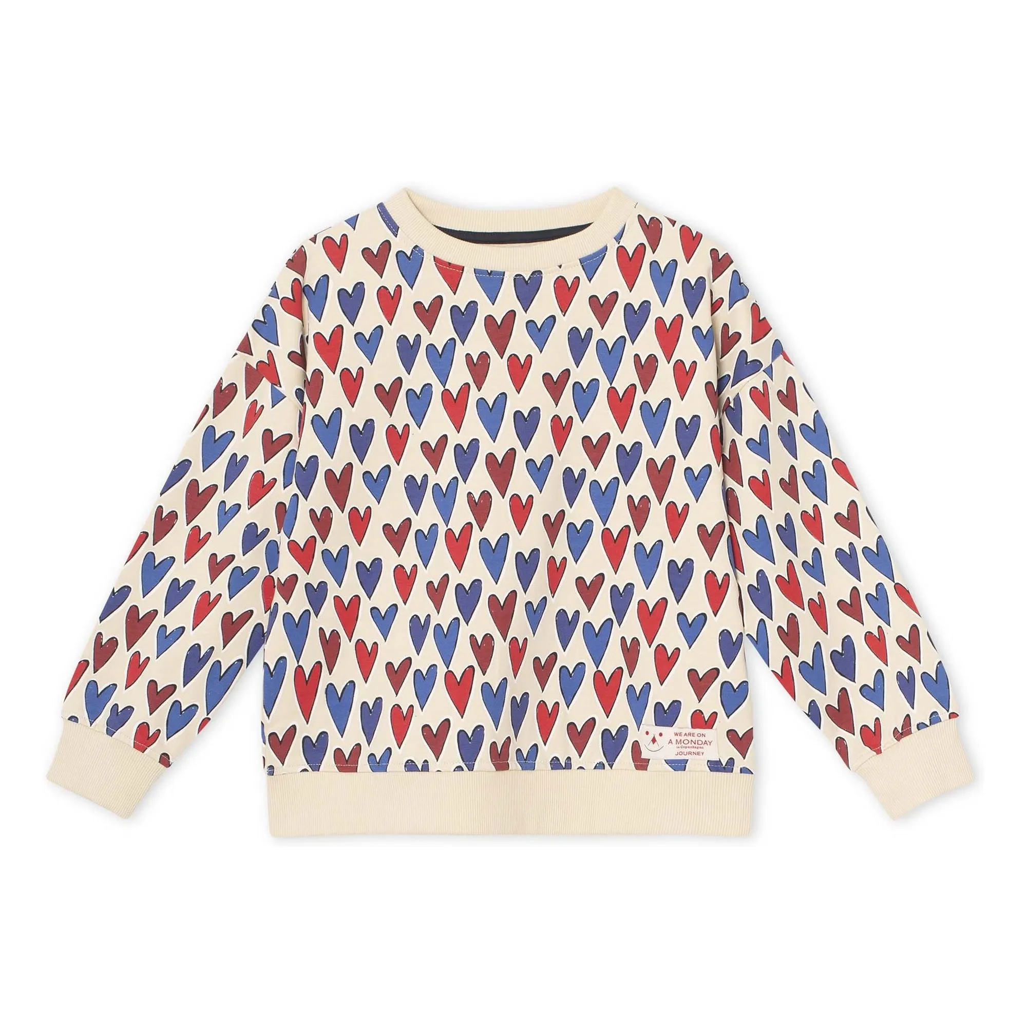 A Monday In Copenhagen Cream Sweat Louis Coton Bio