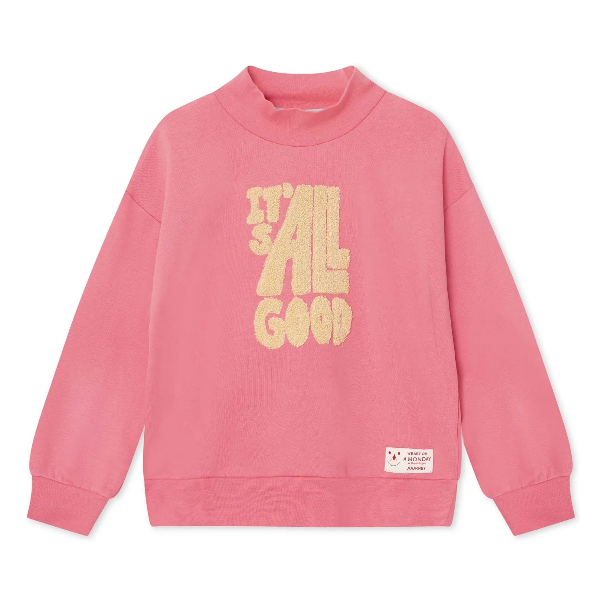 A Monday In Copenhagen Pink Elliot Organic Cotton Sweatshirt