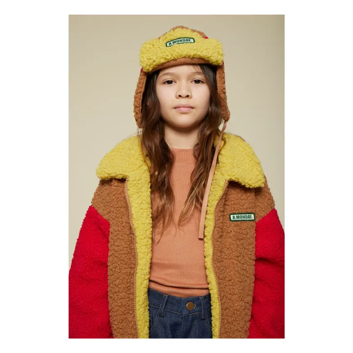 Thia Sherpa Coats | Camel- Product image n°6