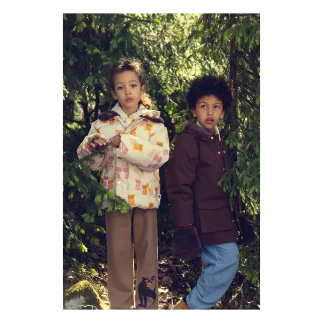 Parka Chien Fibres Recyclées | Marron