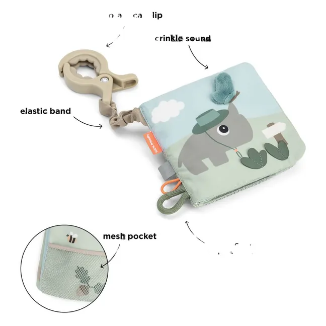 Tiny Trails Early Learning Book | Light blue