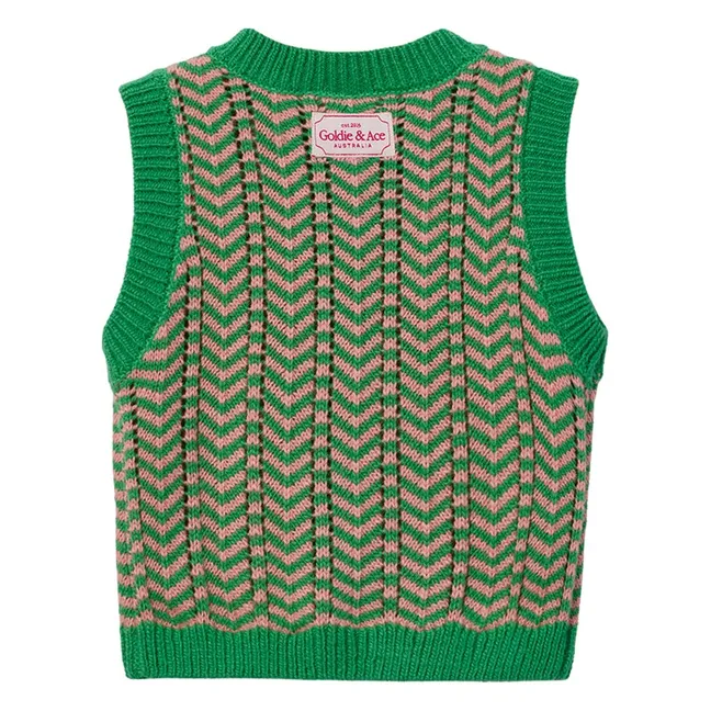 Sweet Sleeveless Vest | Green