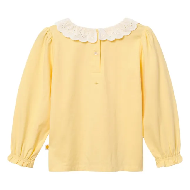 Blouse Brodée | Jaune
