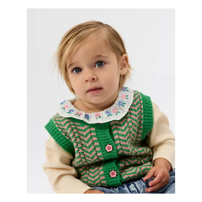 Sweet Sleeveless Vest | Green
