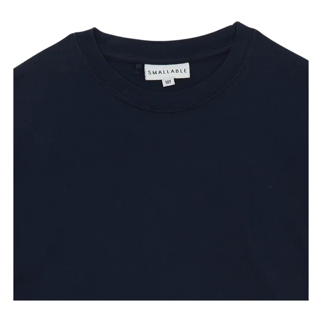Camiseta Hillcrest de algodón orgánico | Azul Marino