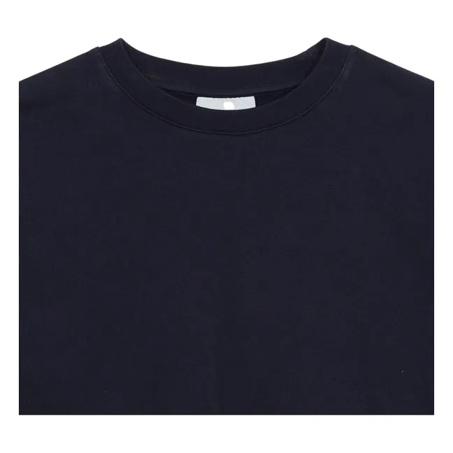 Sudadera Kensington de algodón orgánico | Azul Marino