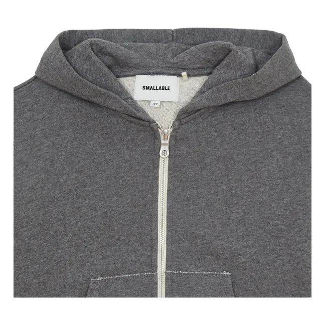 Sweat Capuche Kaightleridge Coton Bio | Gris chiné