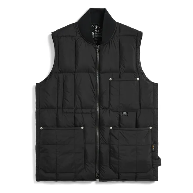 Ärmellose Jacke mit Reißverschluss Lib Pocket | Schwarz