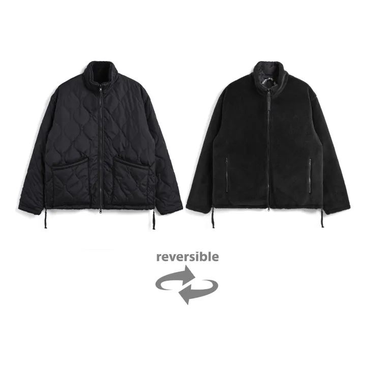 Veste Col Montant Military Unisexe | Noir- Image produit n°0