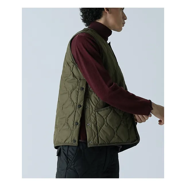 Unisex Ärmellose Jacke Military | Dunkelkaki