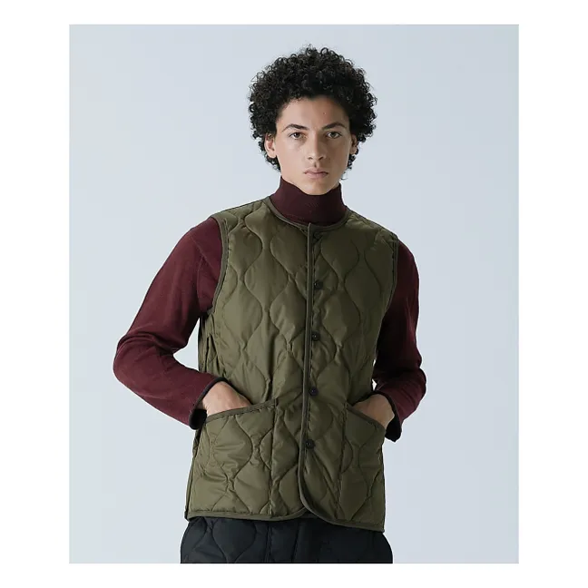 Unisex Ärmellose Jacke Military | Dunkelkaki