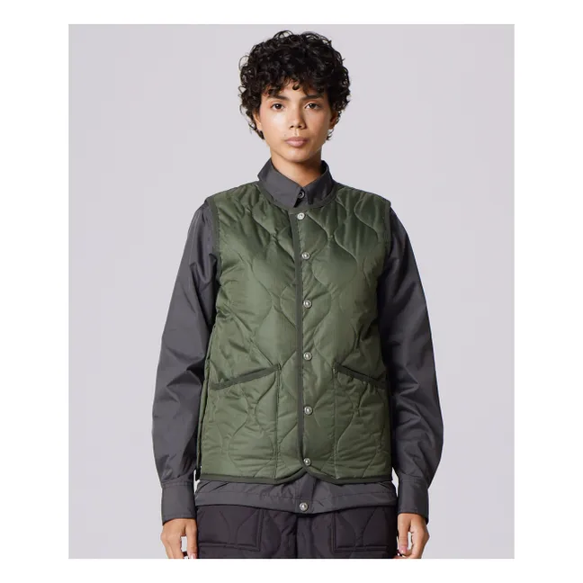 Unisex Ärmellose Jacke Military | Dunkelkaki