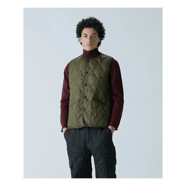Unisex Ärmellose Jacke Military | Dunkelkaki