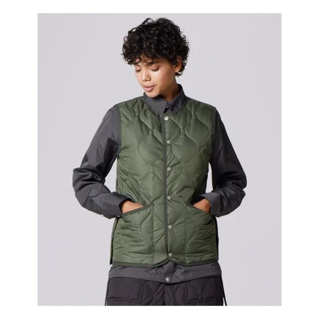 Unisex Ärmellose Jacke Military | Dunkelkaki