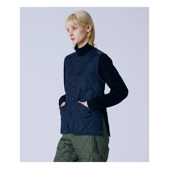 Unisex Ärmellose Jacke Military | Navy