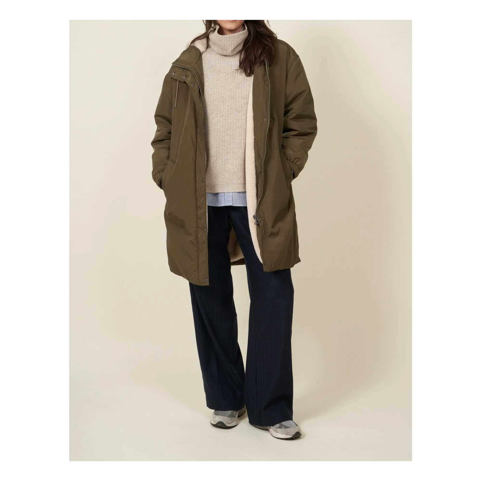 Hartford Women's Khaki Venlo Coat