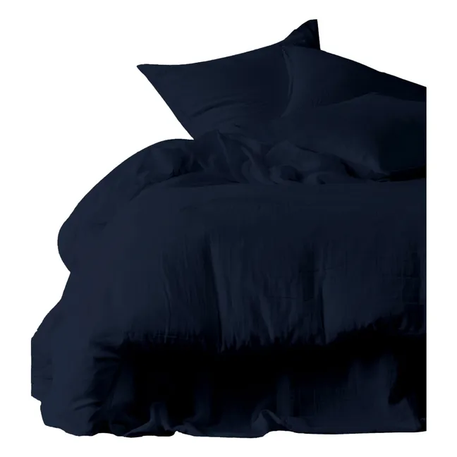 Dili pillowcase in cotton voile | Ink