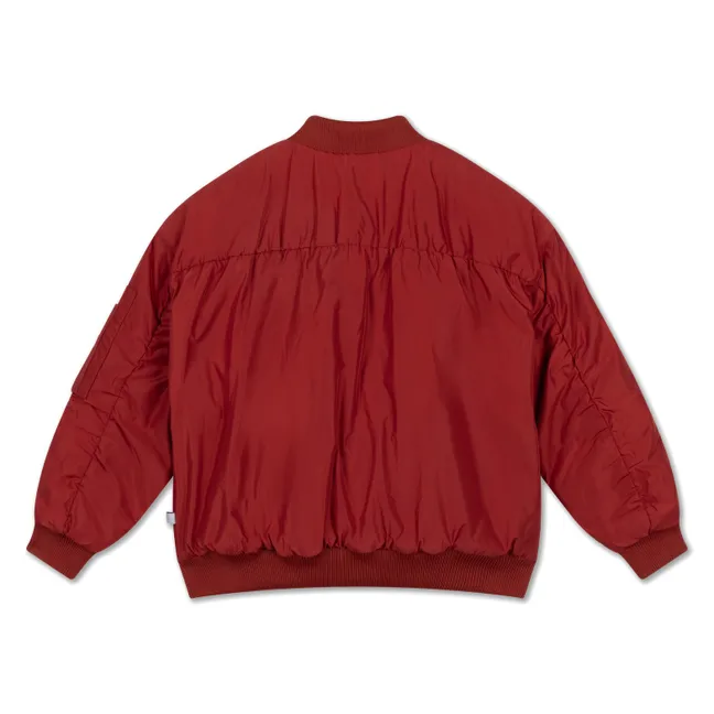 Bomber Fibres Recyclées | Rouge