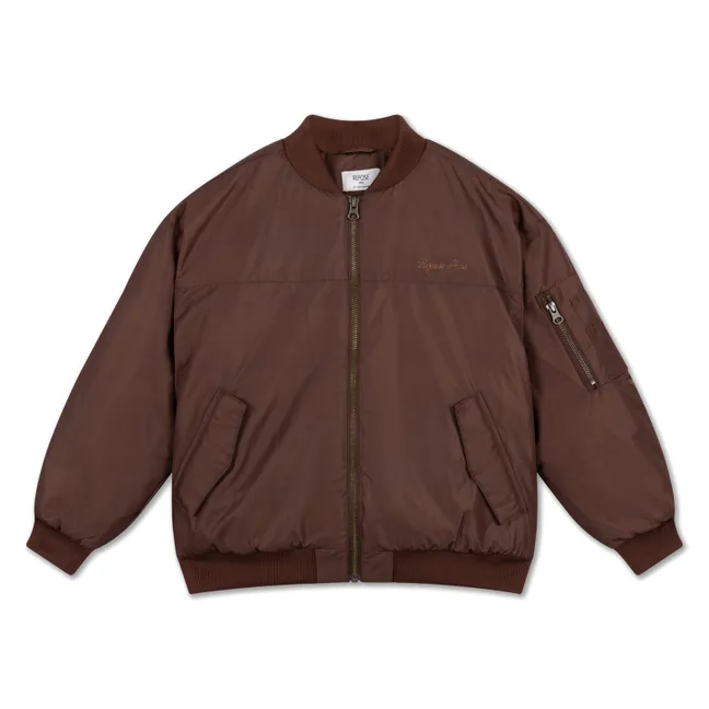 Bomber Fibres Recyclées | Marron