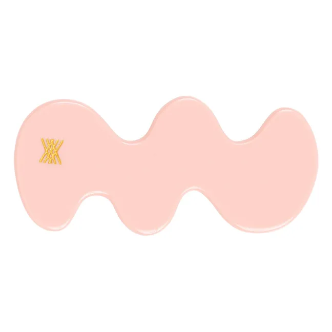 Wavy Hair Clip | Pale Pink