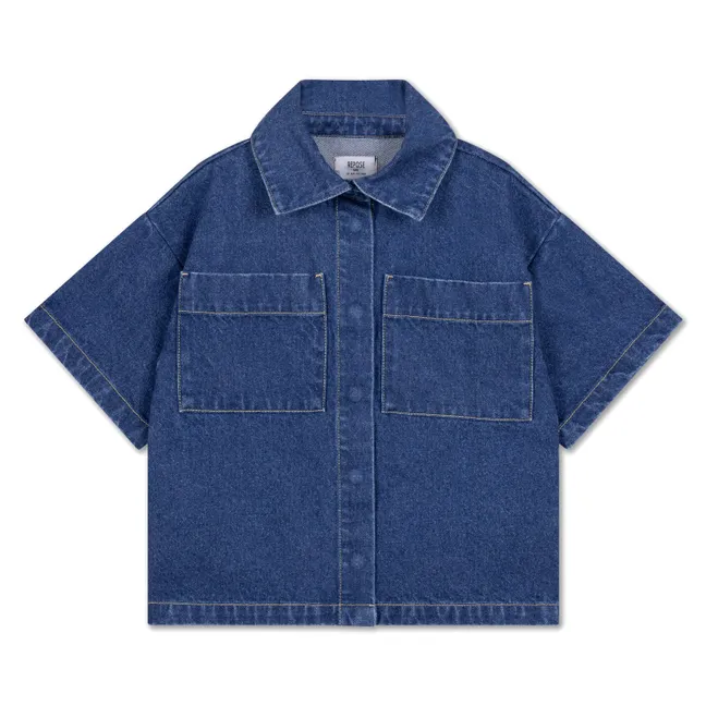Chemise Denim Coton Bio | Bleu