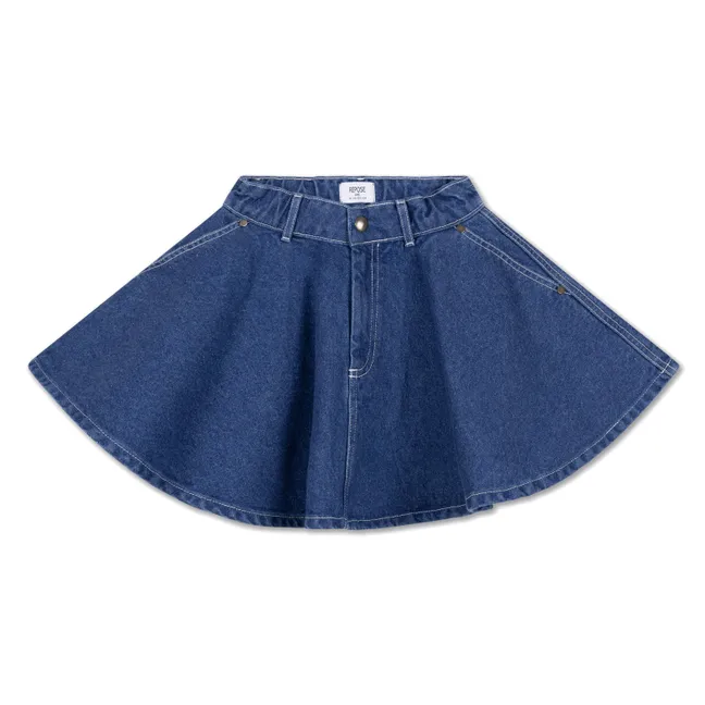 Jupe Denim Coton Bio | Bleu